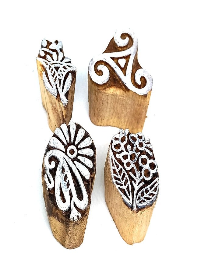MasterLock 8-D Wooden Printing Stamps Hand Carved (Size 1 To 1.5 Inch) Printing Blocks - Image 3